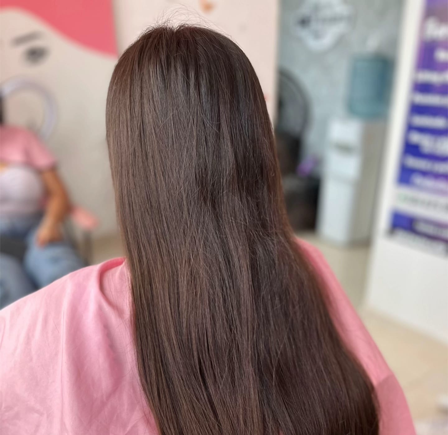 Cabello antes del tratamiento de keratina en Sienna Studio Metepec